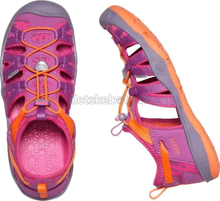 Dětské sandály Keen Moxie sandal youth purple wine/nasturtium Velikost: 32-33 - náhled 3