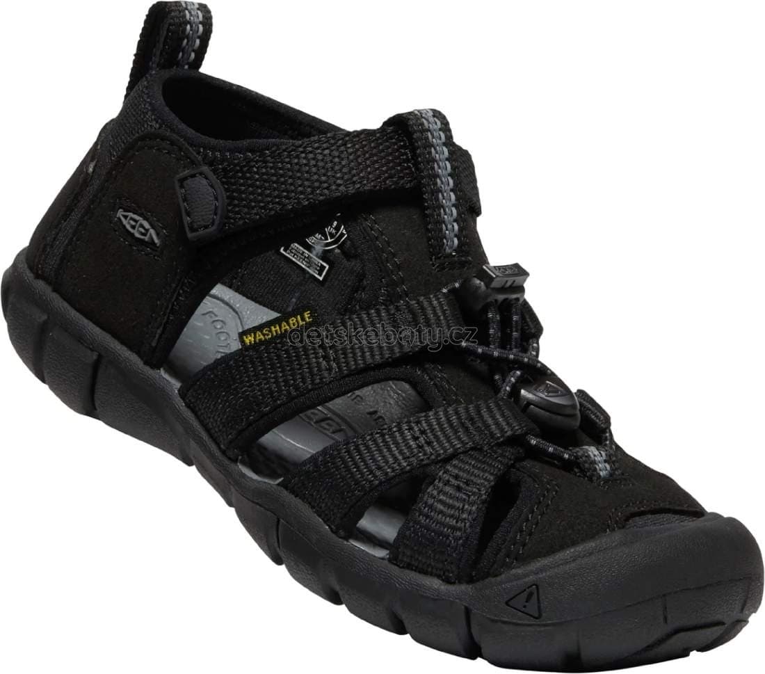 Dětské sandály Keen Seacamp II CNX children black/grey Velikost: 29 - náhled 1
