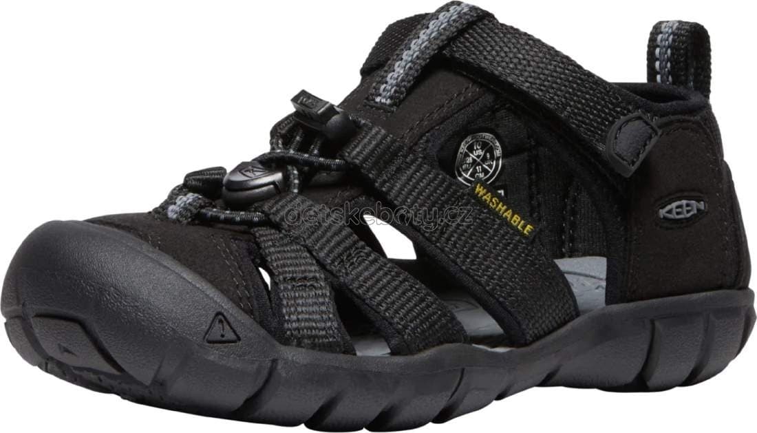 Dětské sandály Keen Seacamp II CNX children black/grey Velikost: 29 - náhled 2