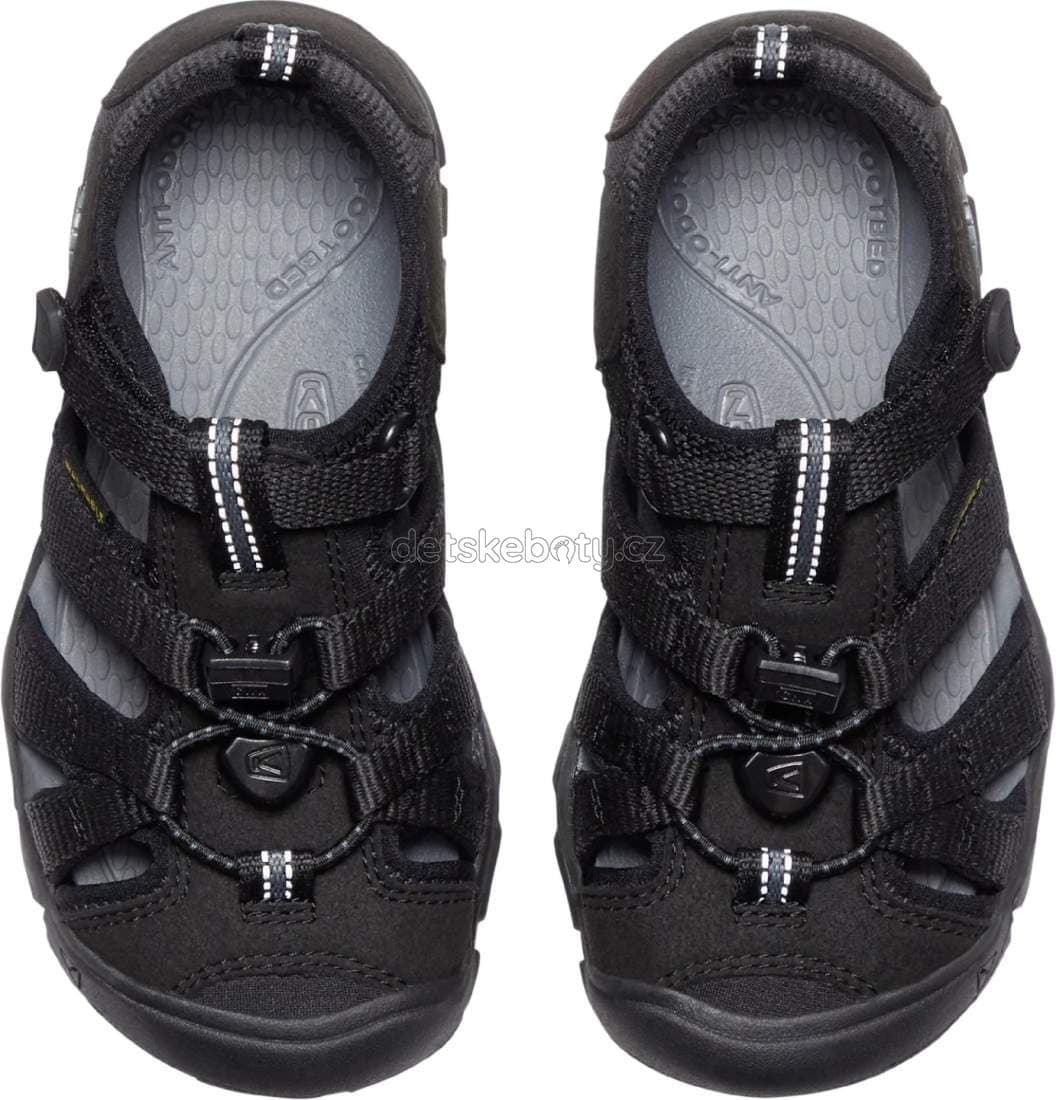 Dětské sandály Keen Seacamp II CNX children black/grey Velikost: 29 - náhled 4