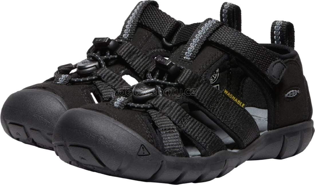Dětské sandály Keen Seacamp II CNX children black/grey Velikost: 29 - náhled 5