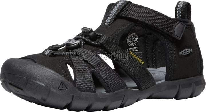 Dětské sandály Keen Seacamp II CNX youth black/grey Velikost: 36 - náhled 2
