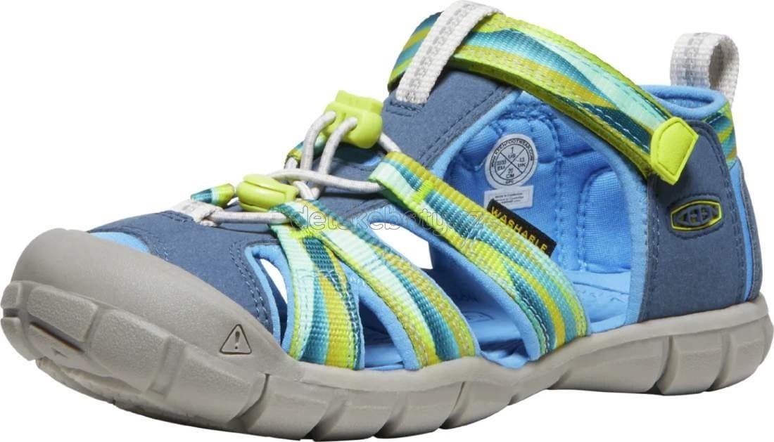 Dětské sandály Keen Seacamp II CNX youth vintage indigo/evening primrose Velikost: 39 - náhled 2
