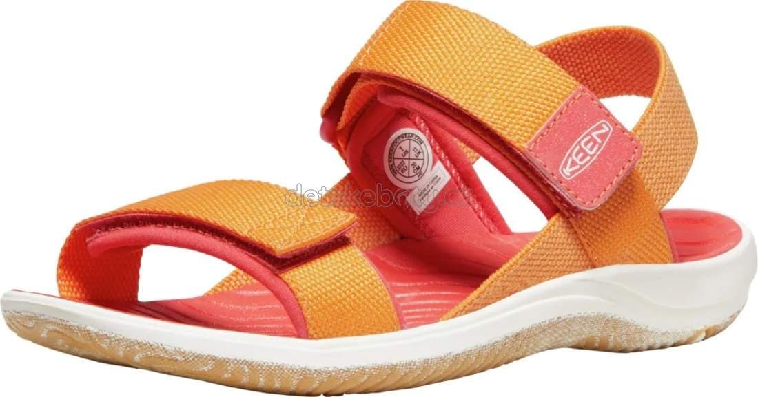Dětské sandály Keen Elle Backstrap youth tangerine/cayenne Velikost: 35 - náhled 2