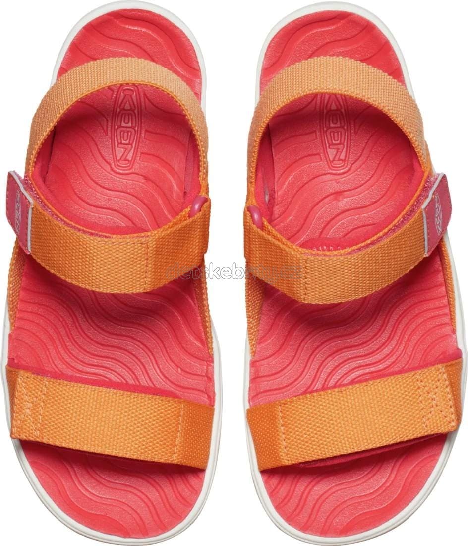 Dětské sandály Keen Elle Backstrap youth tangerine/cayenne Velikost: 35 - náhled 3