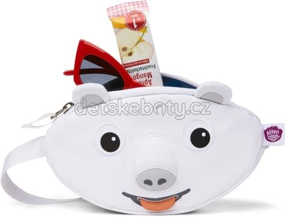 Dětská ledvinka Affenzahn Hipbag Polarbear - white - náhled 2