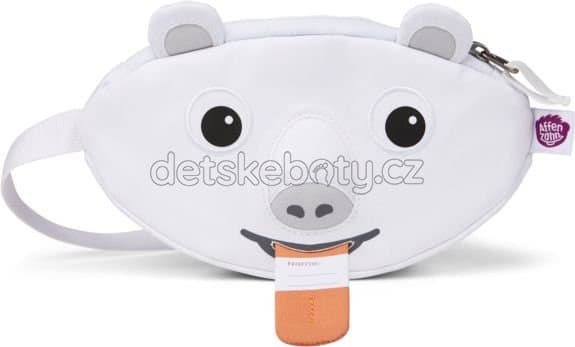 Dětská ledvinka Affenzahn Hipbag Polarbear - white - náhled 4