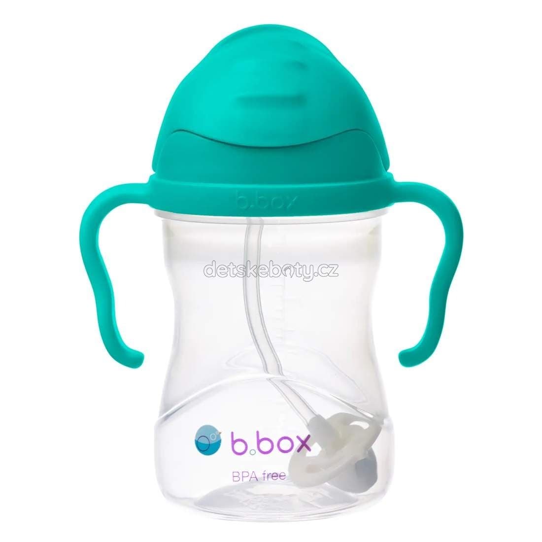 b.box 517 Hrneček s brčkem - nefritově zelený 240 ml - náhled 1