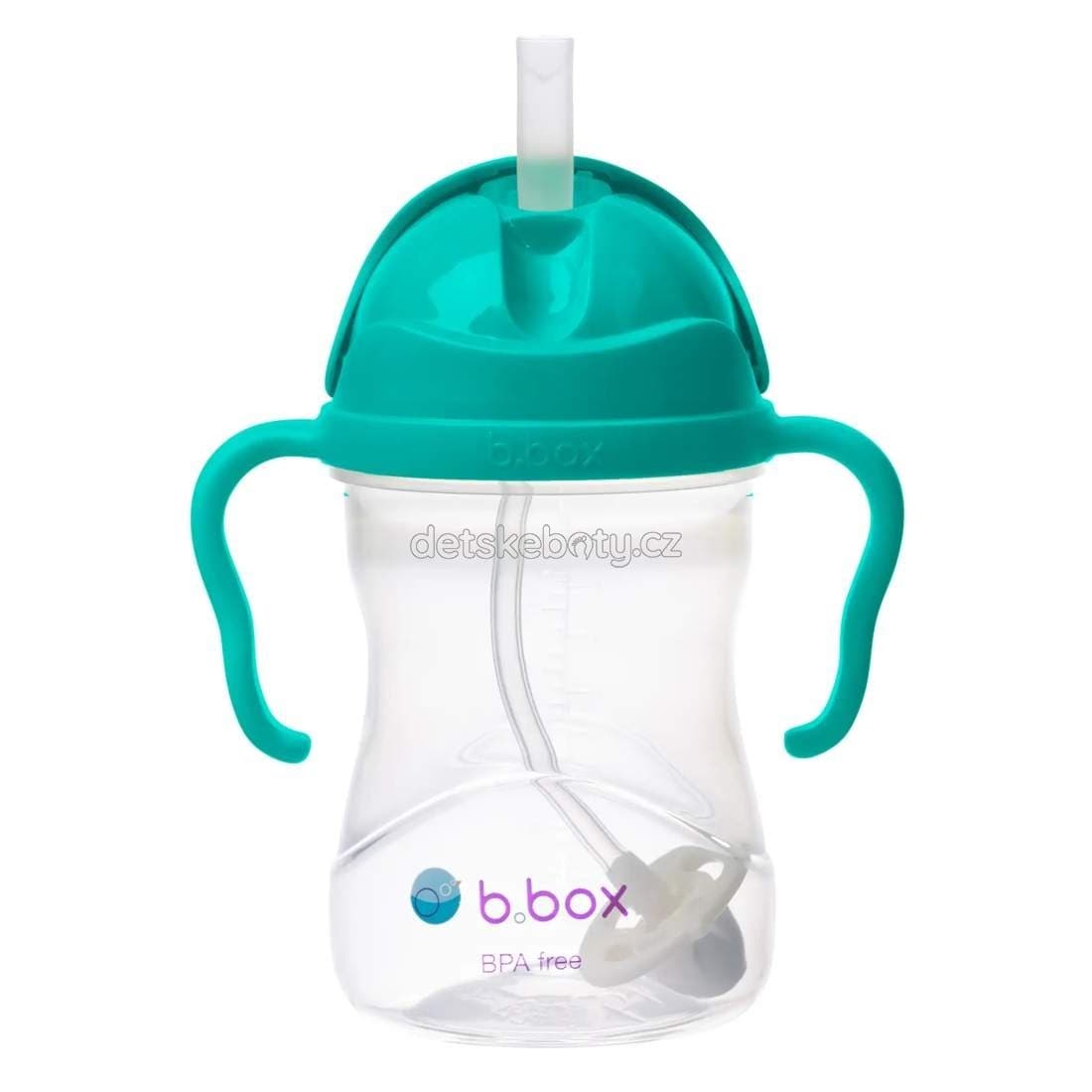 b.box 517 Hrneček s brčkem - nefritově zelený 240 ml - náhled 3