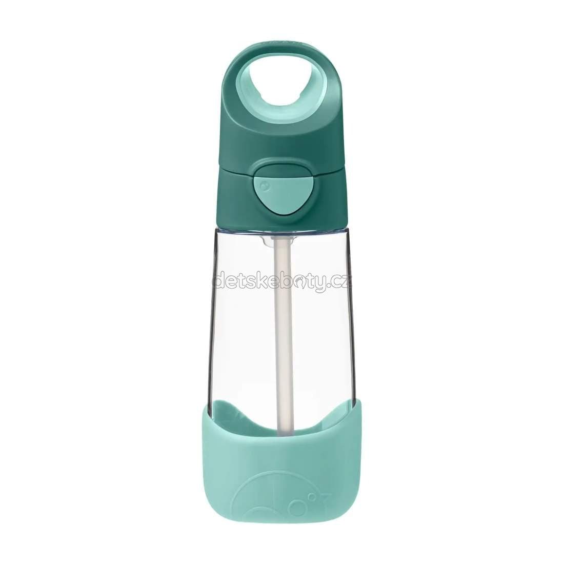 b.box 500307 Lahev na pití s brčkem 450 ml - emerald forest - náhled 1