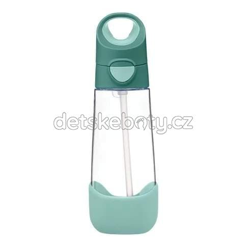 b.box 500507 Lahev na pití s brčkem 600 ml - emerald forest - náhled 1