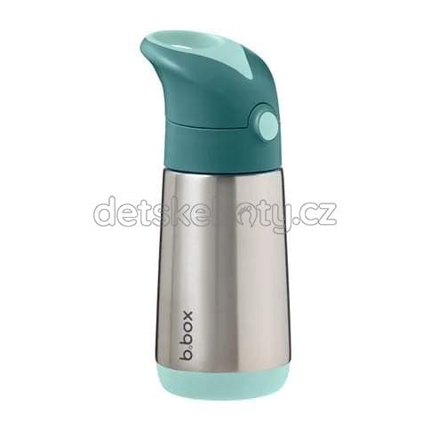 b.box 500707 Termoska na pití s brčkem 350 ml - emerald forest - náhled 1