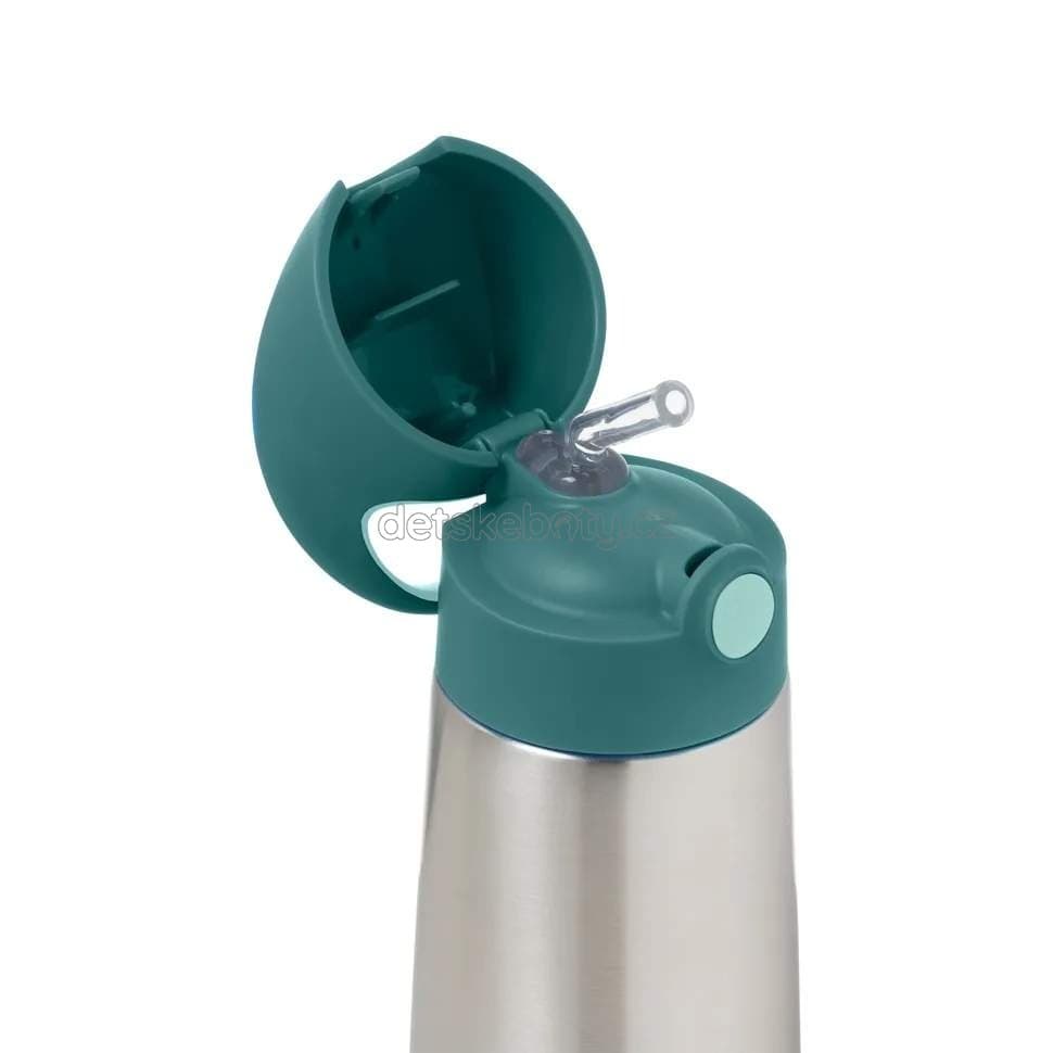 b.box 500107 Termoska na pití s brčkem 500 ml - emerald forest - náhled 2