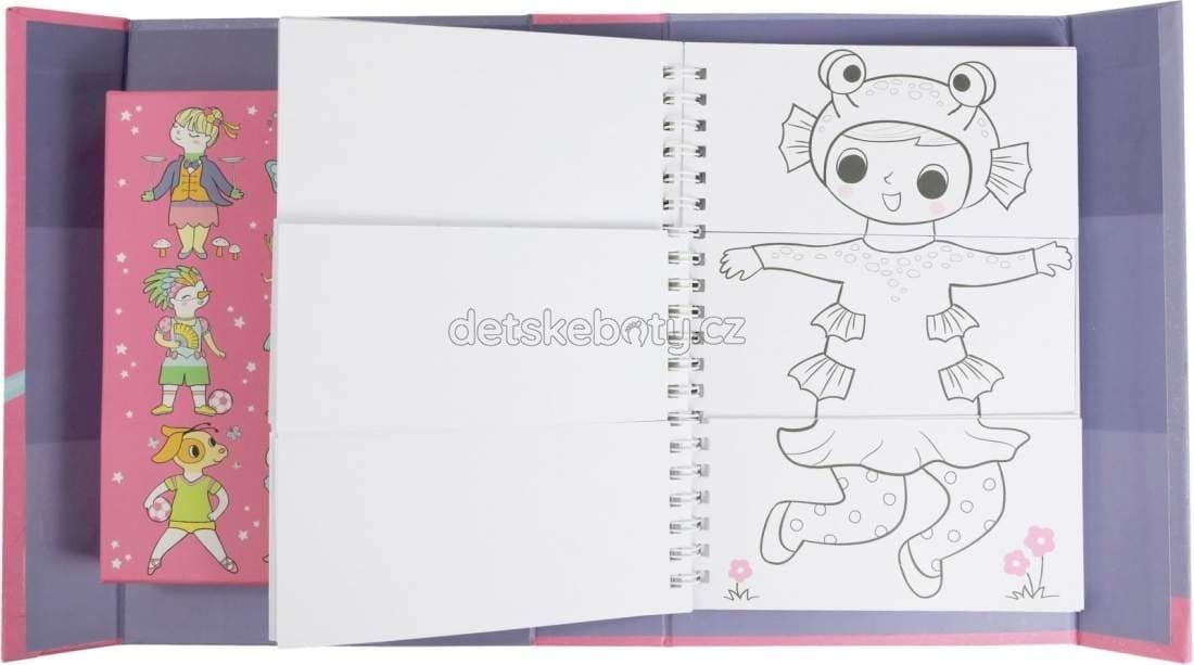 Omalovánky Tiger Tribe Mash-up Colouring Set - Dress Ups - náhled 2