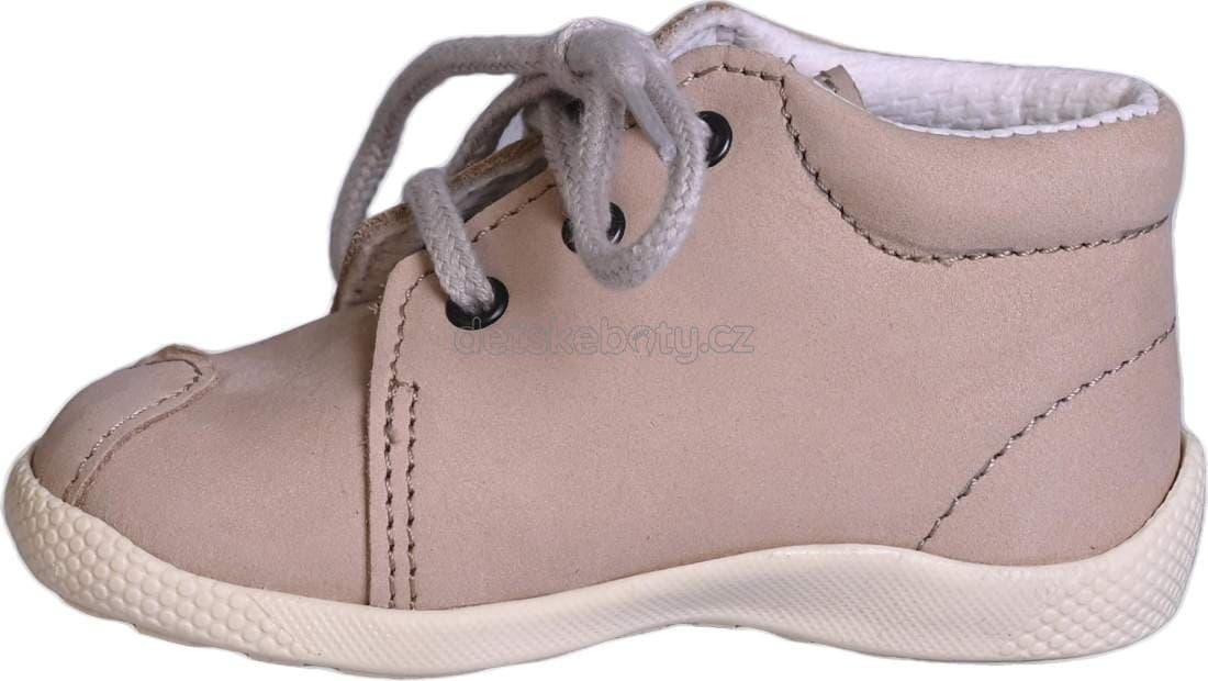 Dětské capáčky Veleta 7272 027 smetanová Velikost: 19 - náhled 2