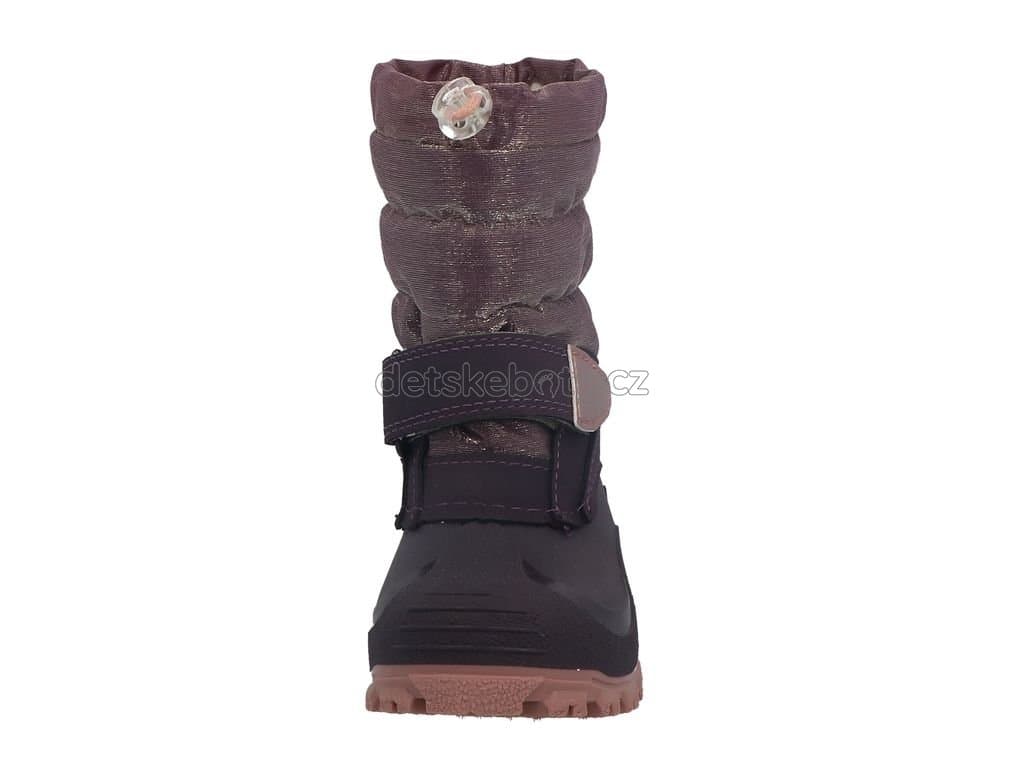 Dětské zimní boty Lurchi 63L6013001 aubergine Velikost: 27 - náhled 2