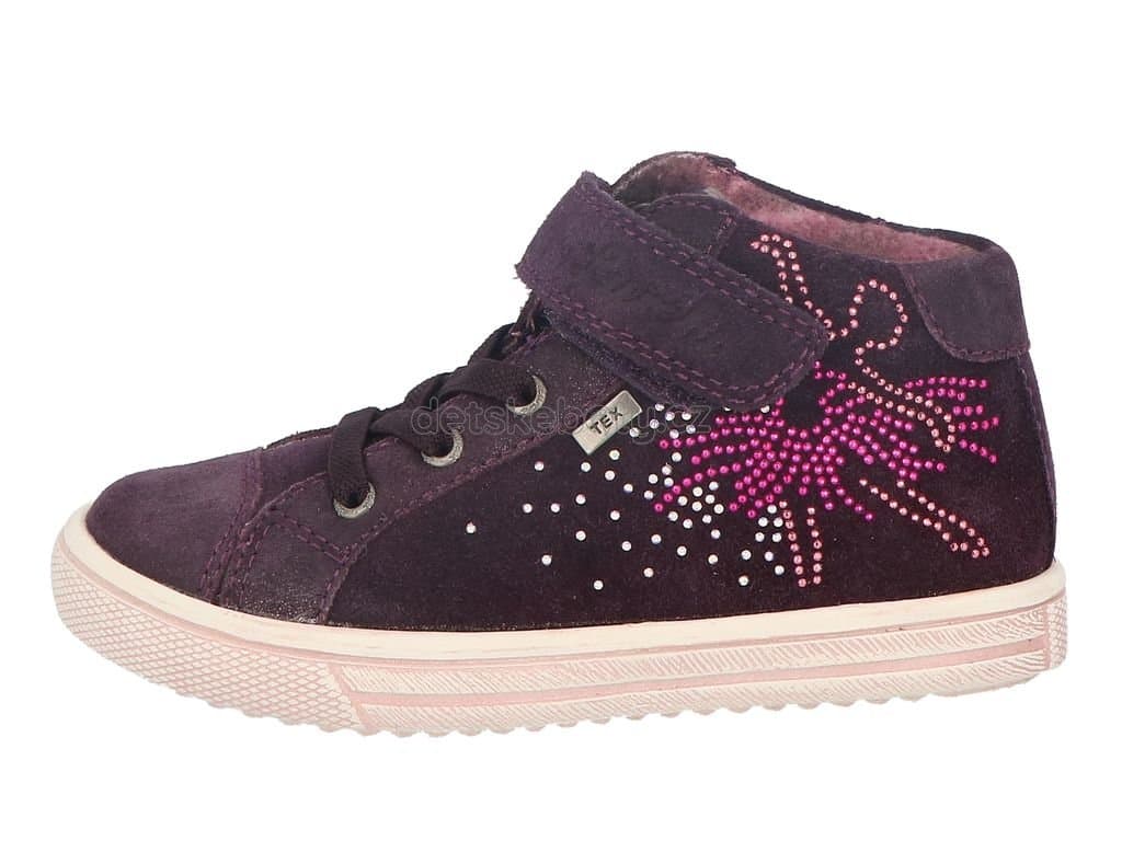 Dětské celoroční boty Lurchi 84L1063004 blackberry Velikost: 26 - náhled 1