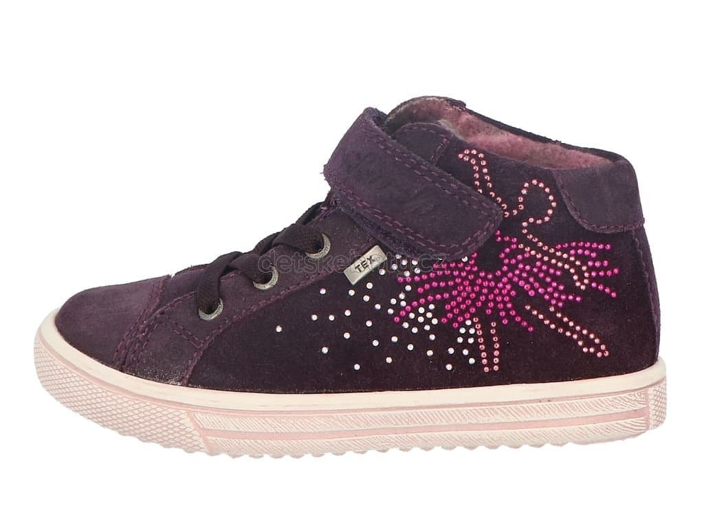 Dětské celoroční boty Lurchi 84L1063004 blackberry Velikost: 26 - náhled 2