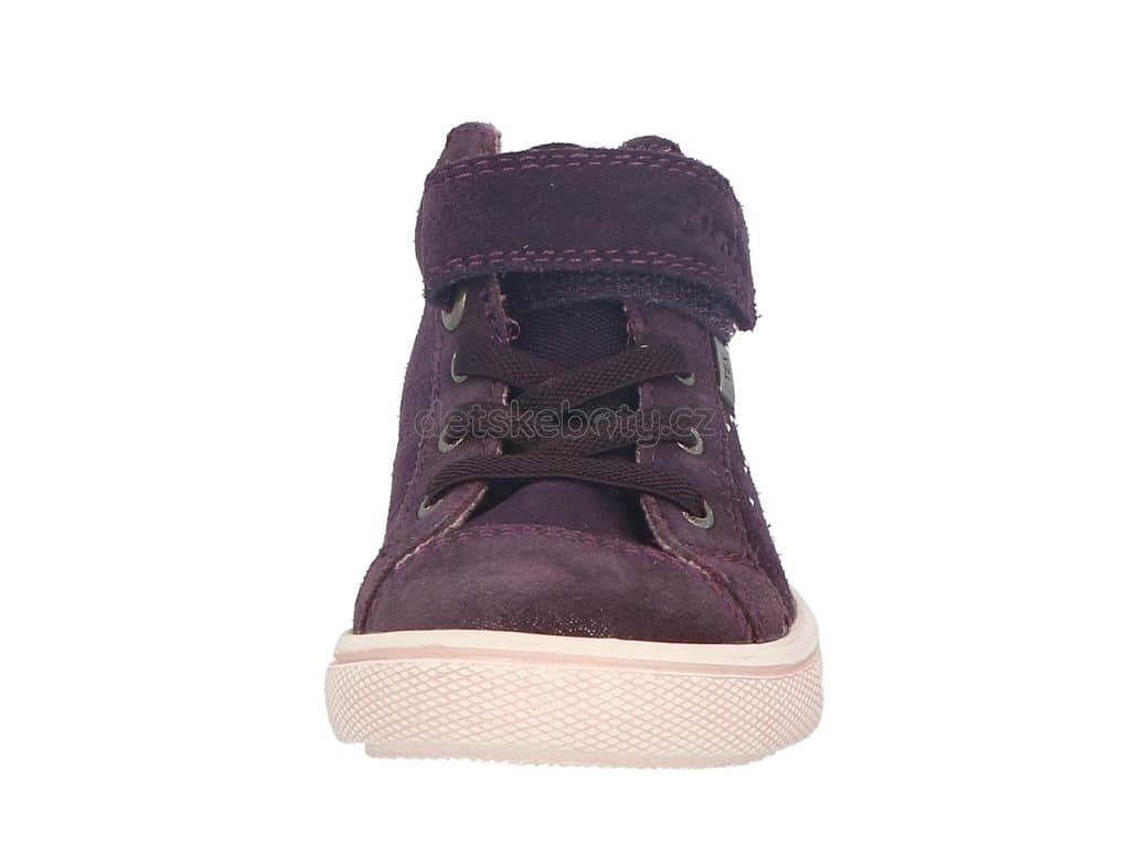 Dětské celoroční boty Lurchi 84L1063004 blackberry Velikost: 26 - náhled 3