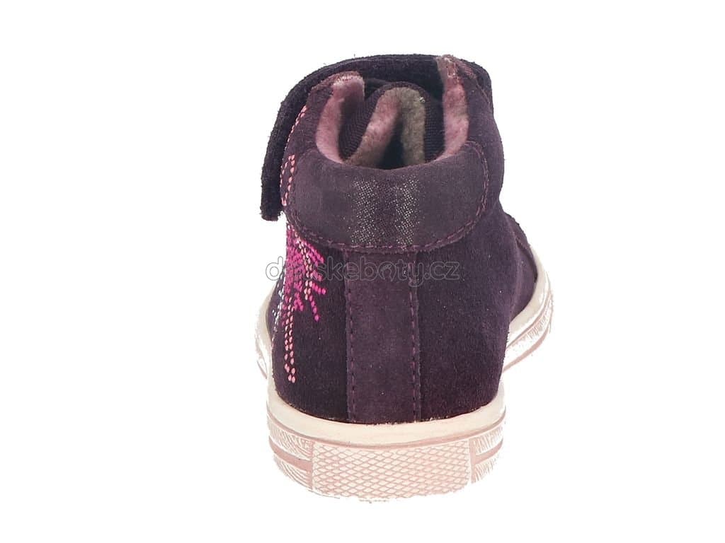 Dětské celoroční boty Lurchi 84L1063004 blackberry Velikost: 26 - náhled 5