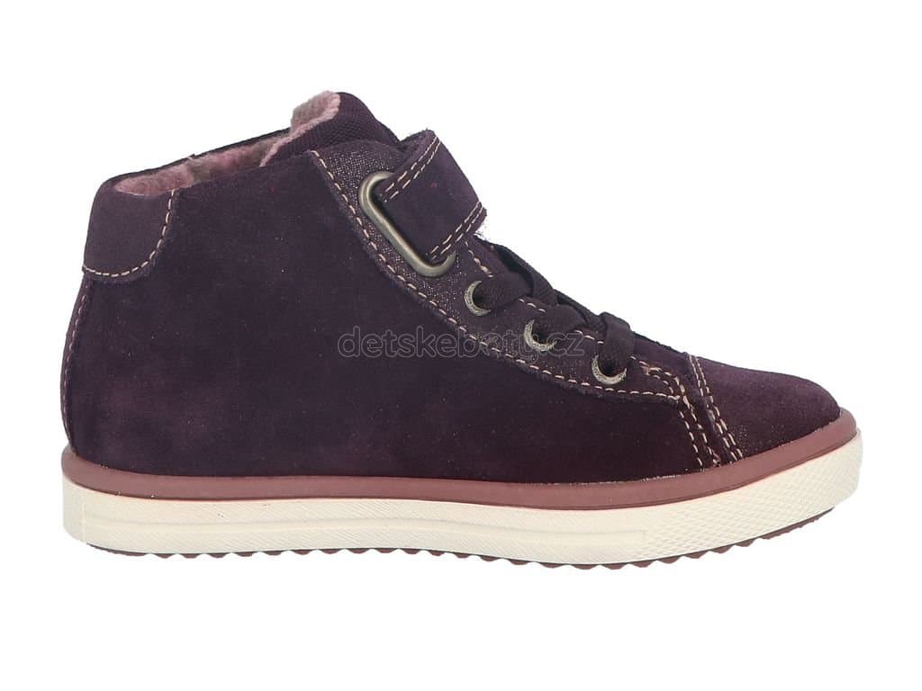 Dětské celoroční boty Lurchi 84L1063002 blachberry Velikost: 24 - náhled 3