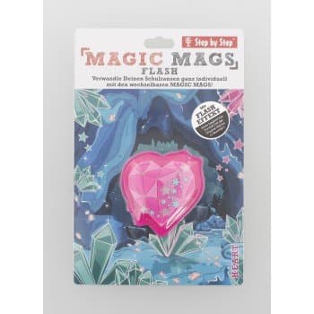 Blikající obrázek Magic Mags Flash Heart Baila k aktovkám Step by Step GRADE, SPACE, CLOUD, 2IN, KID - náhled 5