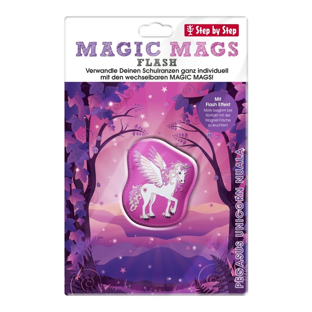 Doplňková sada obrázků MAGIC MAGS FLASH, Pegasus Unicorn Nuala, pro aktovky a batohy Step by Step - náhled 3