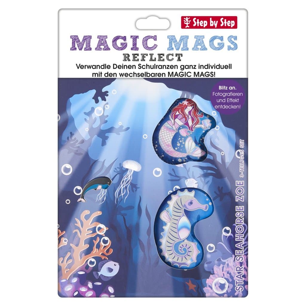 Doplňková sada obrázků MAGIC MAGS Seahorse Zoe k aktovkám GRADE, SPACE, CLOUD, 2v1 a KID - náhled 3