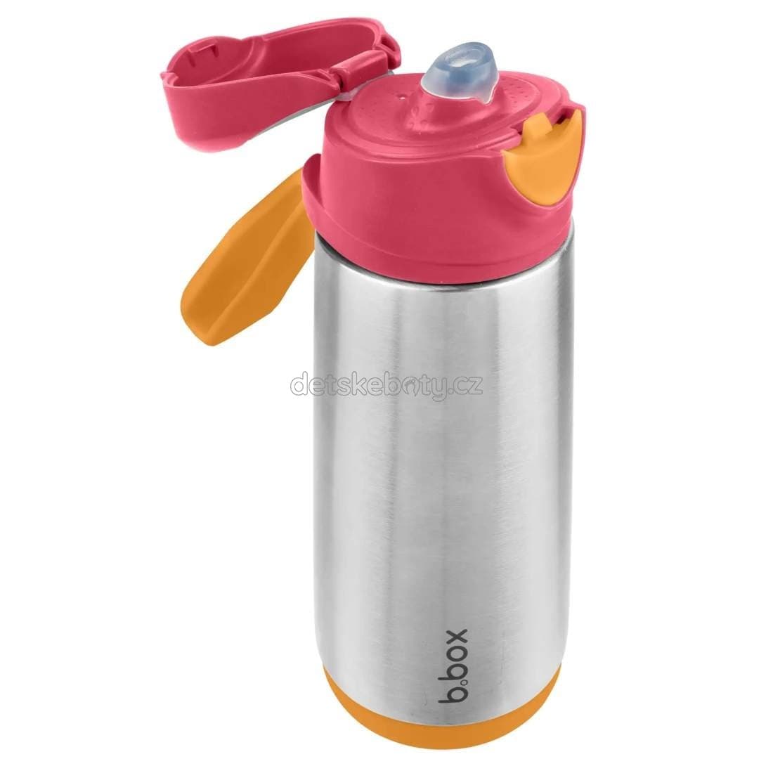 b.box 500934 Termoska na pití sport 500 ml - růžová/oranžová - náhled 2