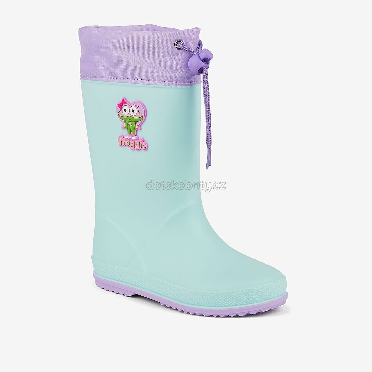 Dětské gumáky Coqui 8558 Lt.Mint/Lt.Lila Hero Velikost: 24 - náhled 1