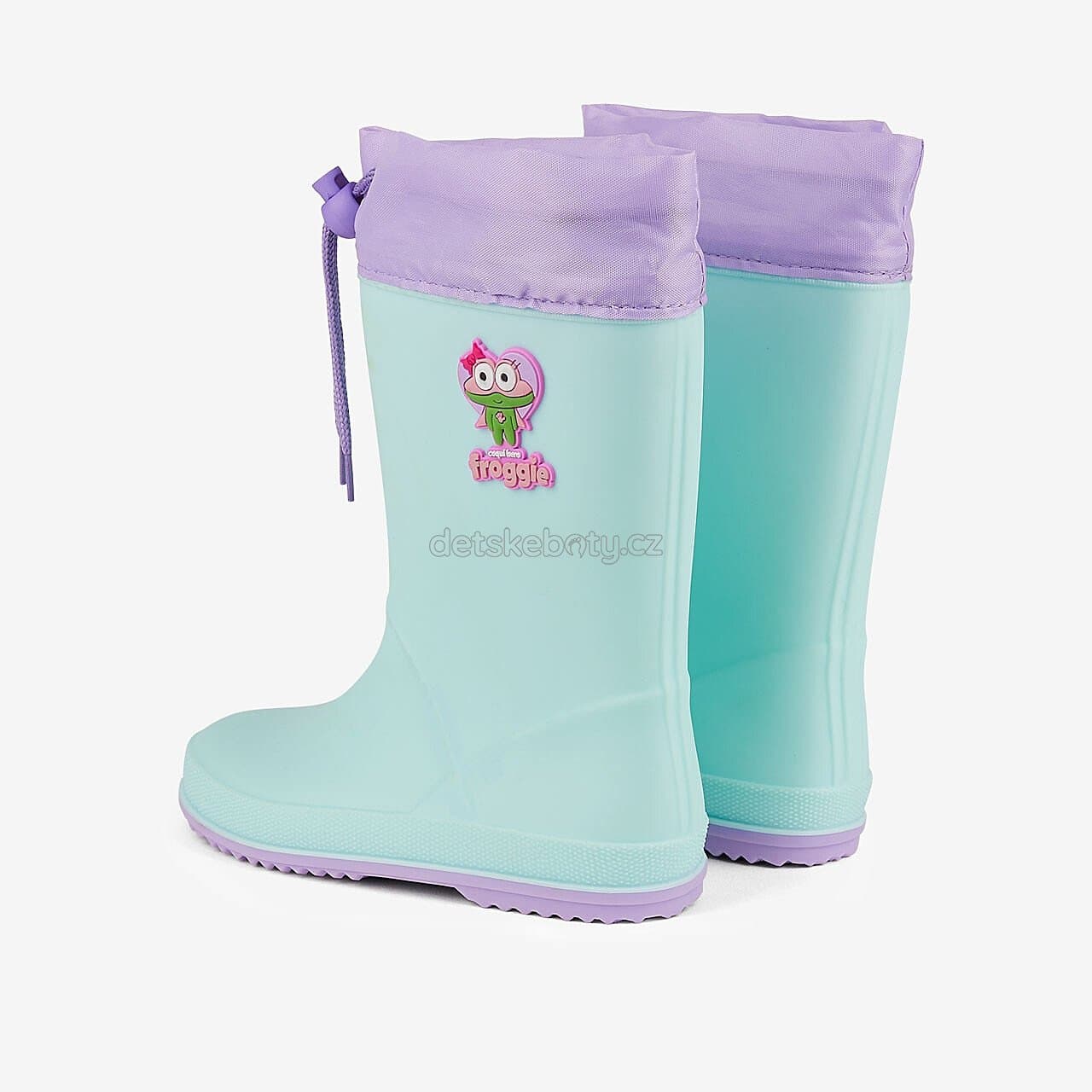 Dětské gumáky Coqui 8558 Lt.Mint/Lt.Lila Hero Velikost: 24 - náhled 2