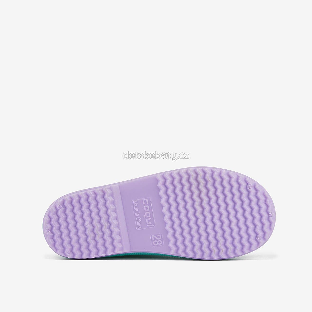 Dětské gumáky Coqui 8558 Lt.Mint/Lt.Lila Hero Velikost: 24 - náhled 3