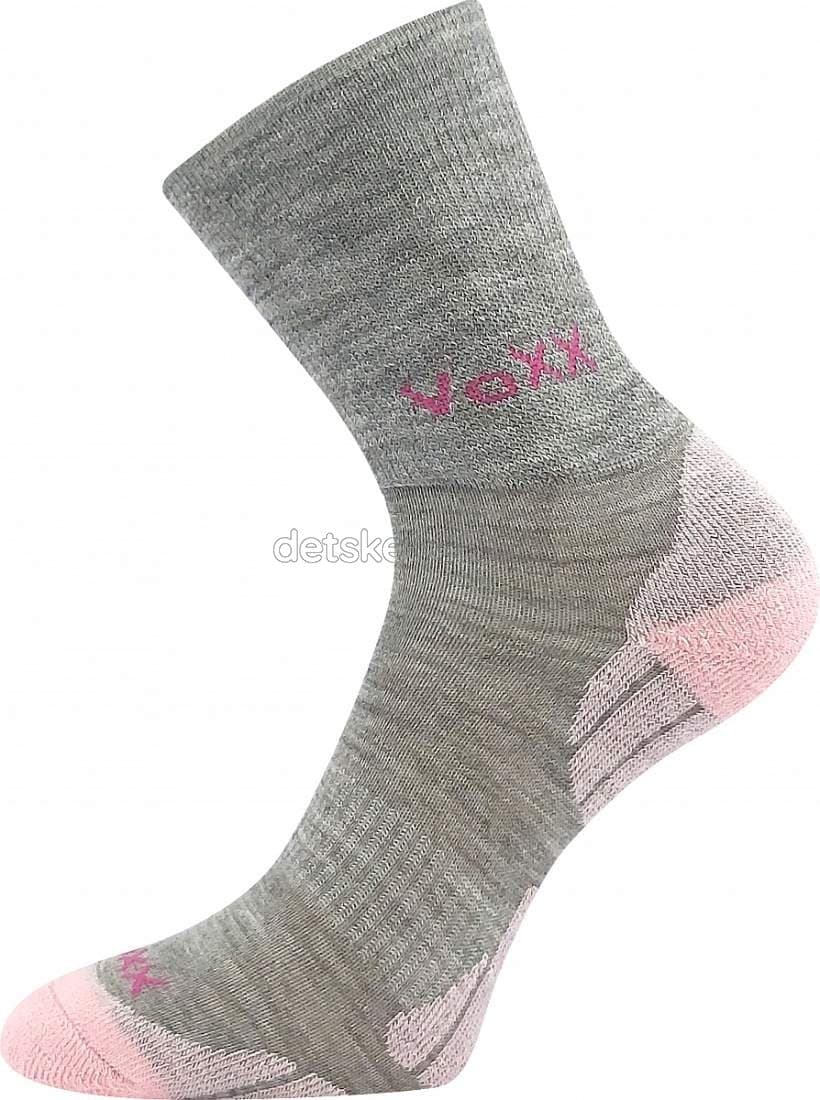 Ponožky VoXX Irizarik světle šedá/magenta Velikost: