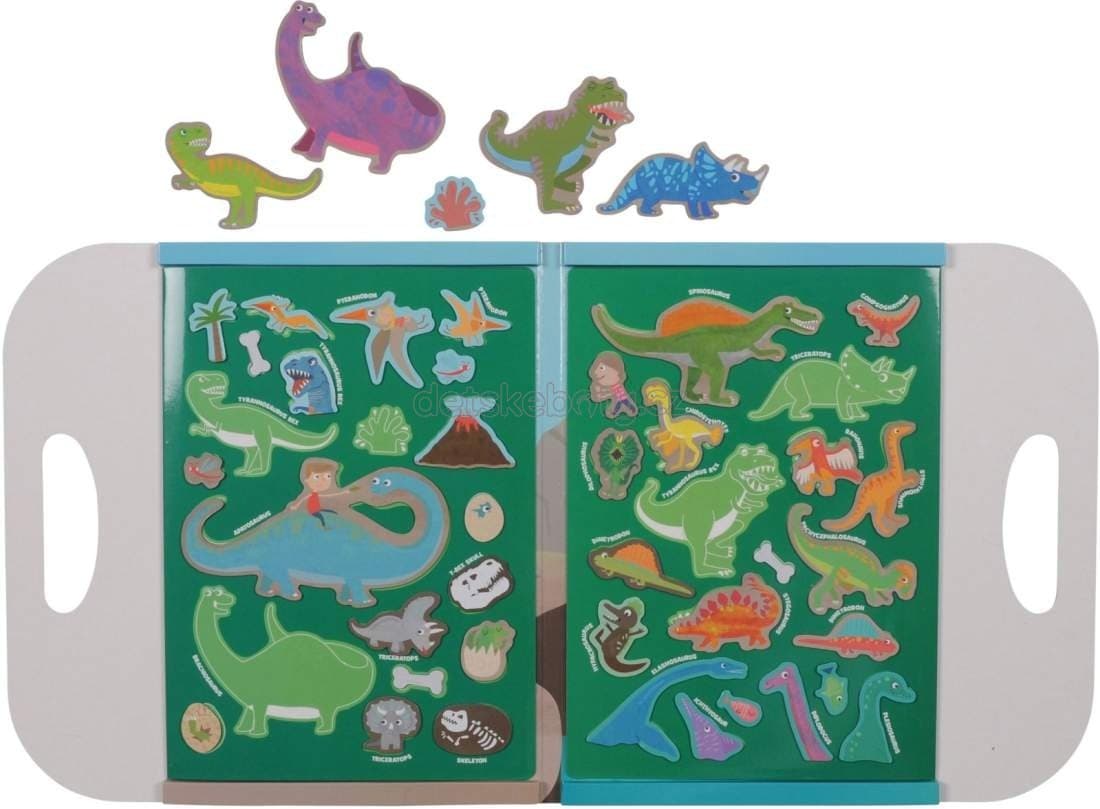 Magnetická hra Tiger Tribe Magna Carry - Dino World - náhled 2
