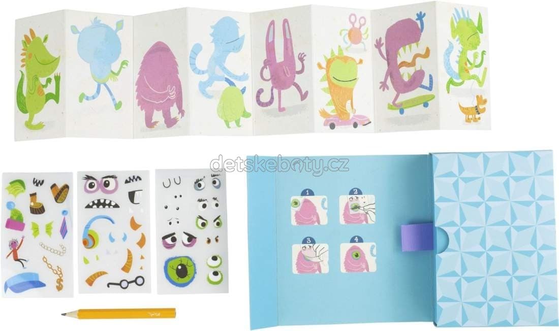 Kreativní sada Tiger Tribe Mini Transfer Magic - Monster Parade - náhled 2