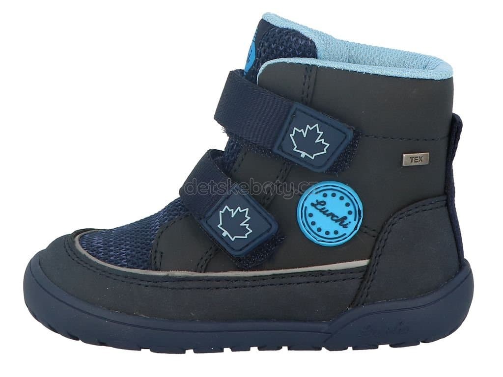 Dětské zimní boty Lurchi 84L0013004 navy-turkis Velikost:
