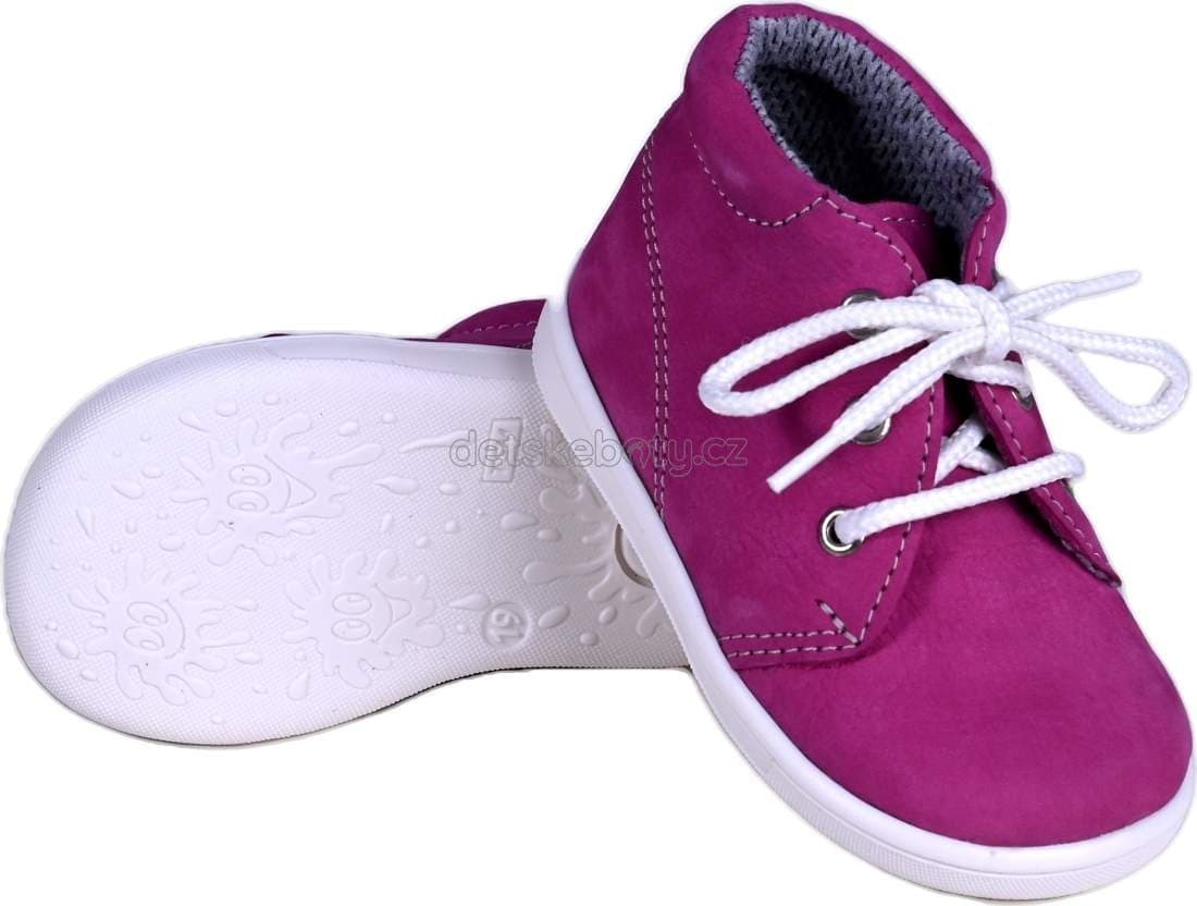 Dětské celoroční boty Boots4U T024 Fuxie Velikost: 19 - náhled 3