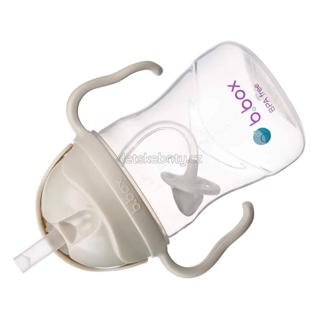 b.box 200246 Hrneček s brčkem - béžový 240 ml - náhled 3
