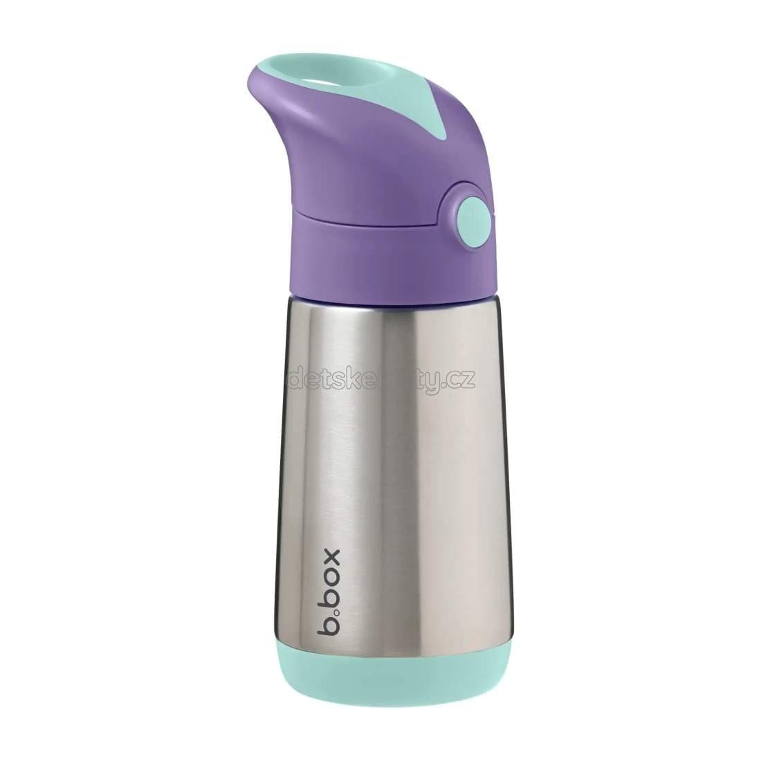 b.box 500703 Termoska na pití s brčkem 350 ml - lilac pop - náhled 1