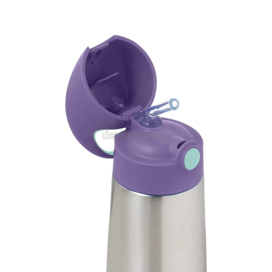 b.box 500703 Termoska na pití s brčkem 350 ml - lilac pop - náhled 2