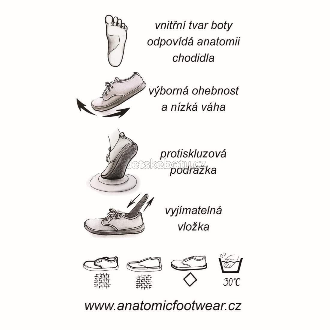 Domácí obuv Anatomic Barefoot-BF02 Velikost: 25 - náhled 5