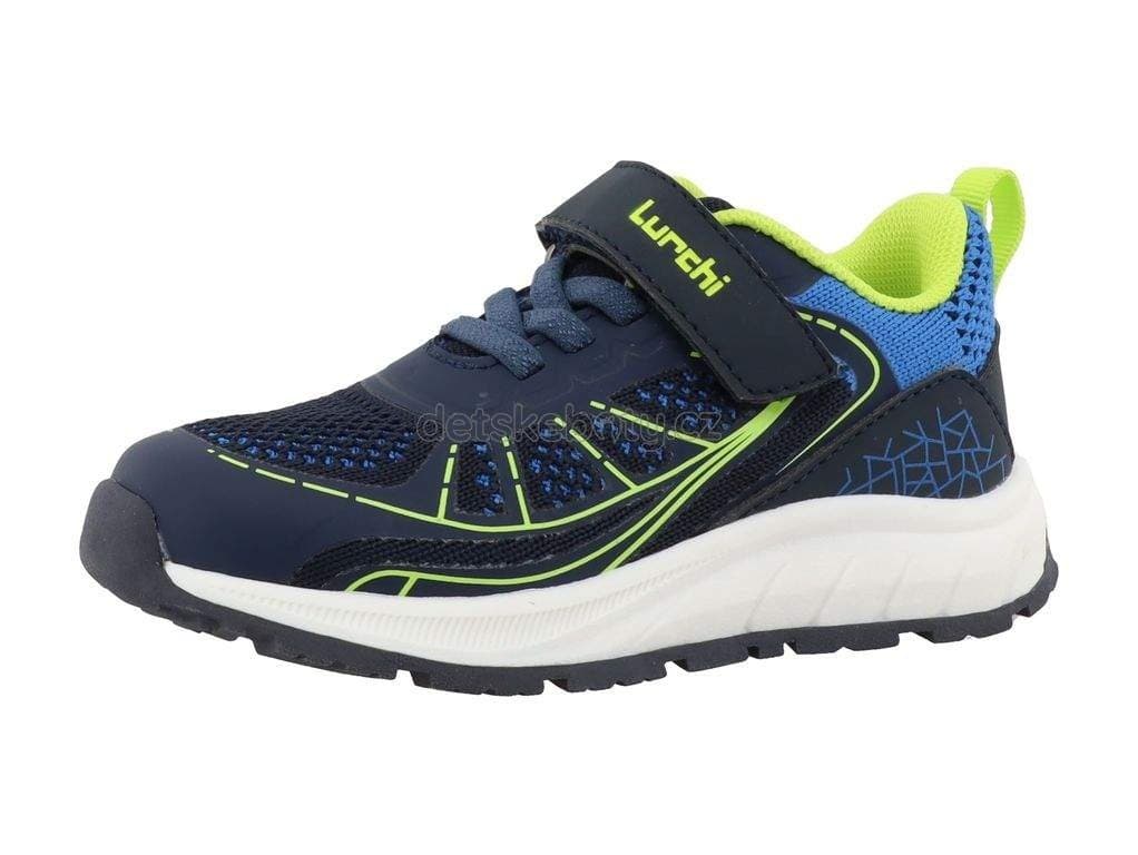 Dětské celoroční boty Lurchi 95L0083007 navy-lime Velikost: