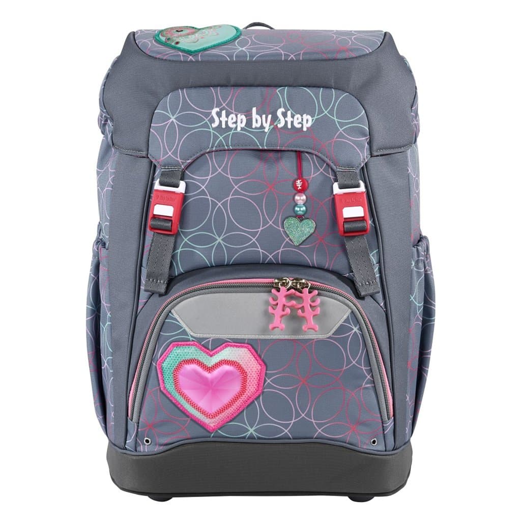 Školní batoh Step by Step GRADE Glitter Heart Hazle, AGR  certifikát - náhled 2