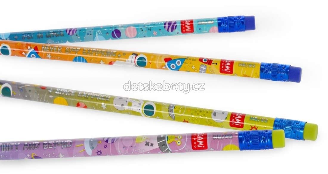 Sada 4 vonných grafitových tužek HB Legami 4 Scented Hb Graphite Pencils - Smelling Good! - Space - náhled 2