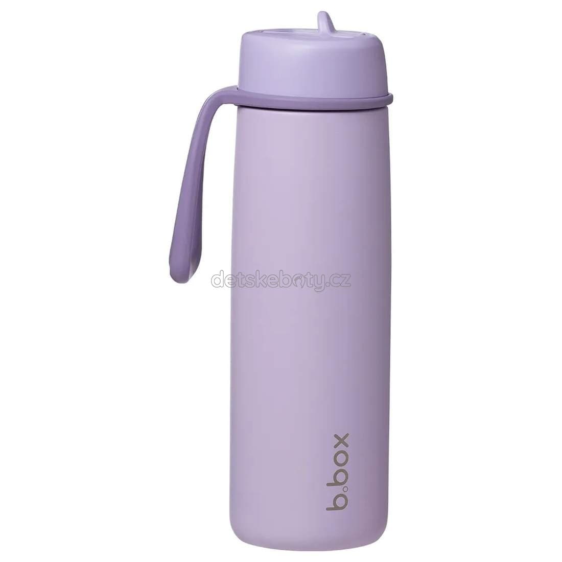 b.box 0923 Nerezová termolahev s brčkem 690 ml - lilac love - náhled 1