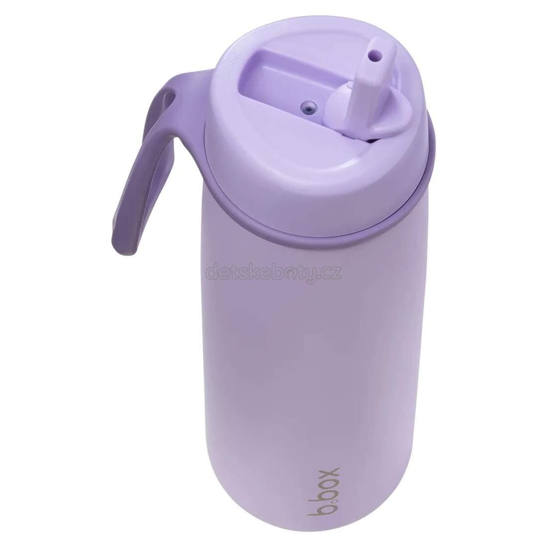 b.box 0923 Nerezová termolahev s brčkem 690 ml - lilac love - náhled 3