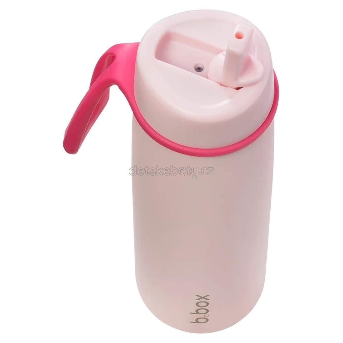 b.box 0922 Nerezová termolahev s brčkem 690 ml - pink paradise - náhled 3