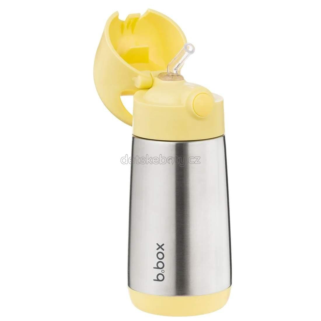 b.box 0879 Termoska na pití s brčkem 350 ml - lemon twist - náhled 2