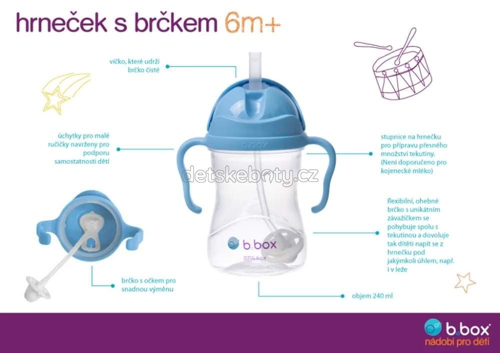 b.box 520 Hrneček s brčkem - GELATO pistáciový 240 ml - náhled 3