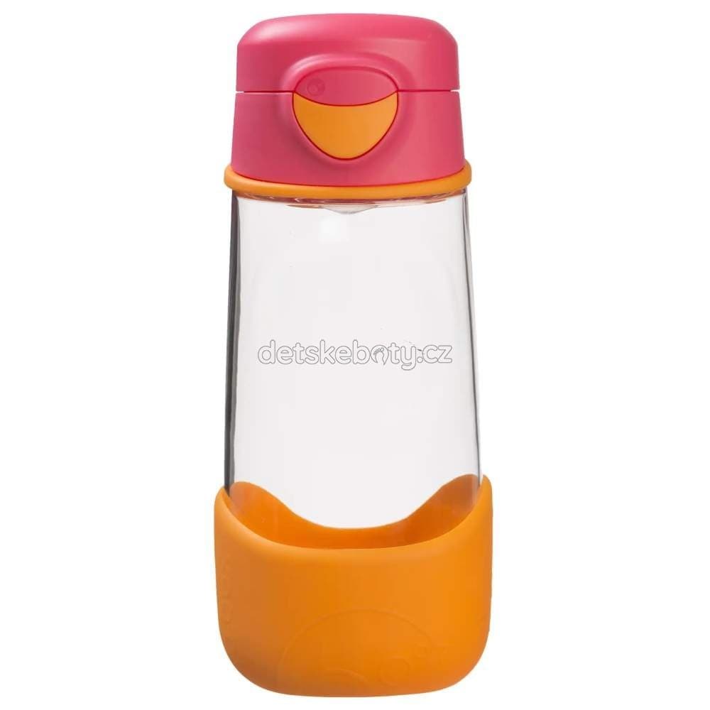 b.box 606 Sport lahev na pití 450 ml - růžová/oranžová - náhled 1